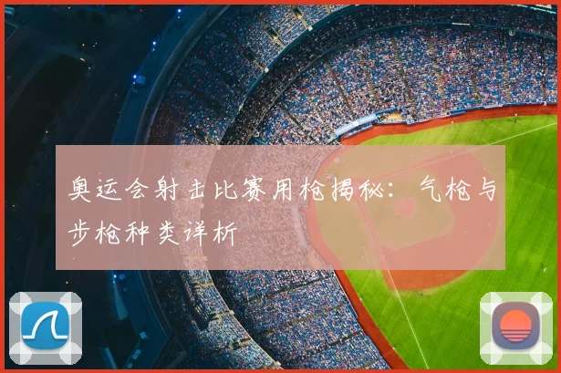 奥运会射击比赛用枪揭秘:气枪与步枪种类详析